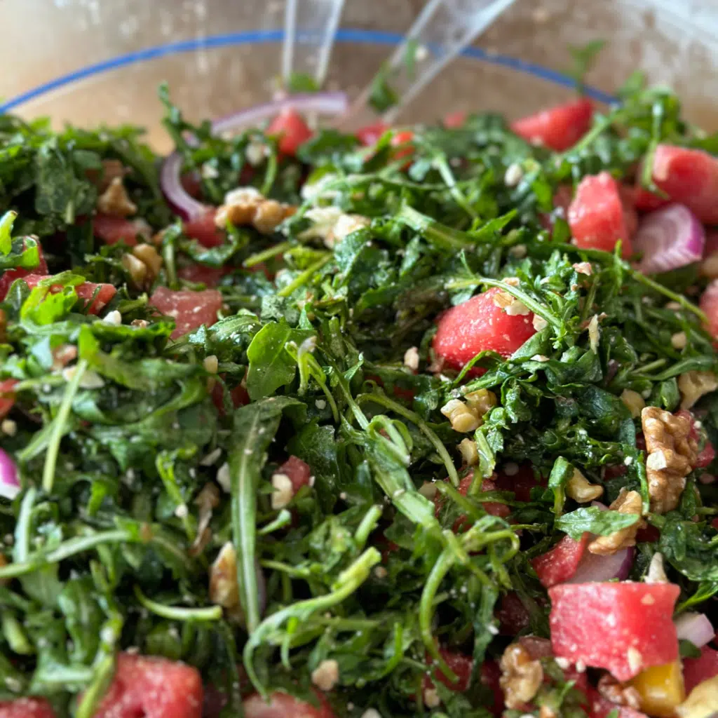 Rucola-Melonen-Salat - Gesundes Grillen